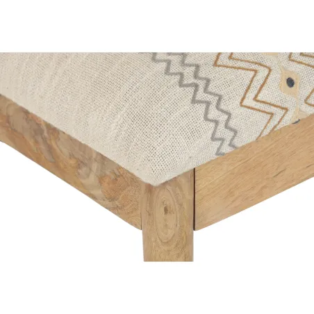 Bench Home ESPRIT Beige Multicolour Mango wood 113 X 35 X 45 CM